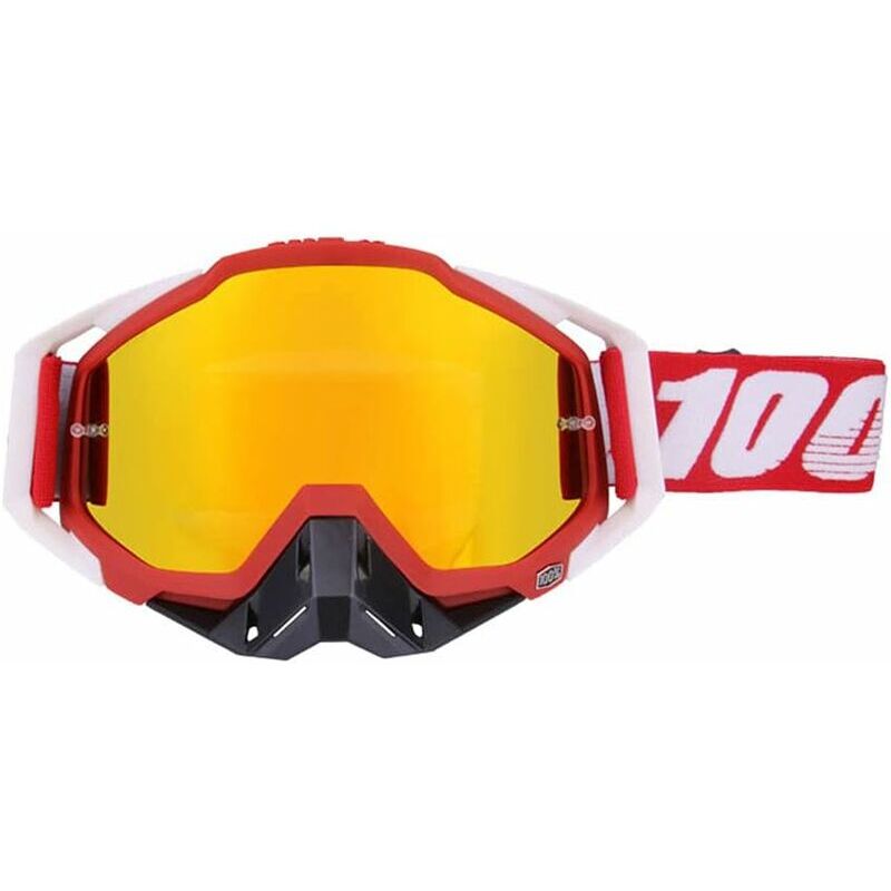 Lunette de Moto Cross Mototourisme Lunettes Goggle d 'Anti-poussière d'anti-buée Coupe-Vent pour Ski Cyclisme Activités Extérieures, B