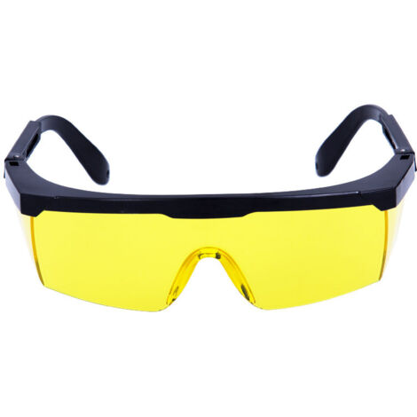 Lunette de Protection Travail, Lunettes de Sécurité, Couleur: Ambre