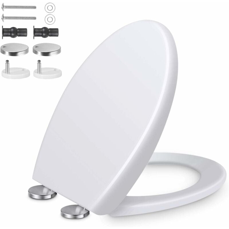 Fei Yu - Lunette de Toilette, Forme en o Abattant wc avec Fermeture