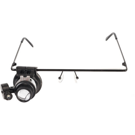 Lunette Loupe 20X avec LED pour Réparation de Montres et Bijoux - Outil Professionnel