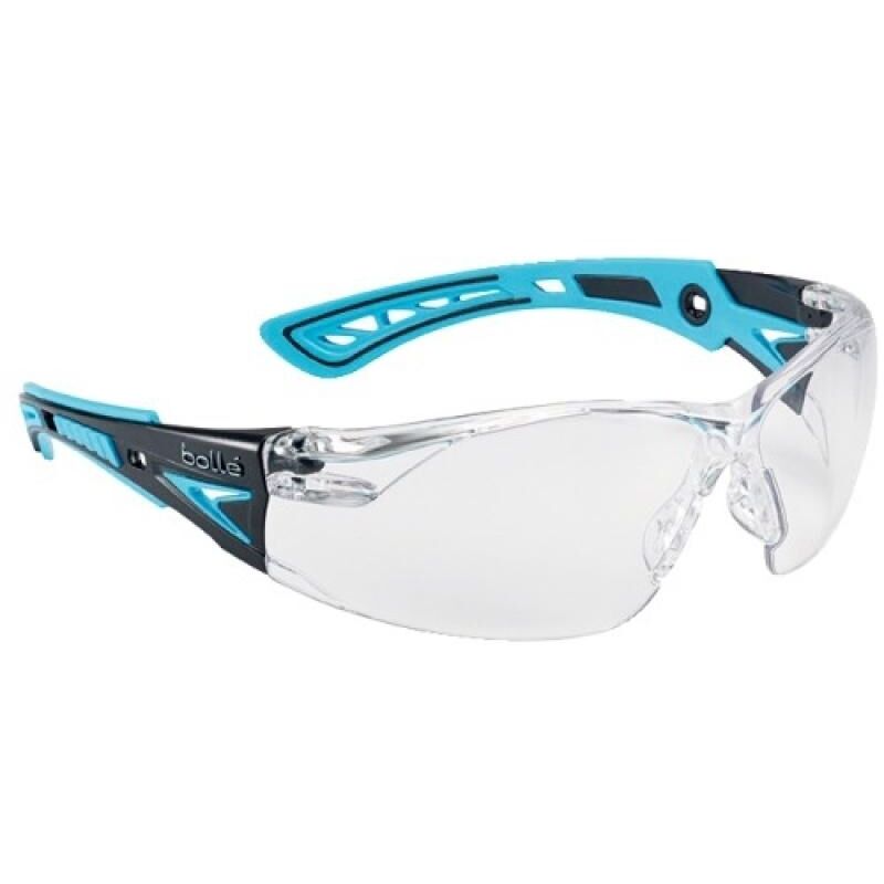 Bollé Safety - lunettes rush+ small branches blanc/bleu