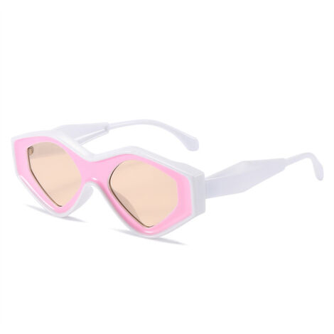 Lunettes classiques à filtre de lumière bleue en poudre blanche