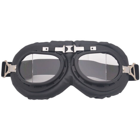 Lunettes de casque vintage moto Scooter cyclisme lunettes de protection UV