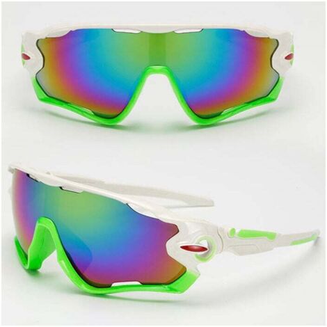 Lunettes de cyclisme - Lunettes de soleil de sport pour le cyclisme Verres miroir