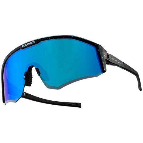Lunettes de cyclisme polarisées avec filtre UV 400, noires