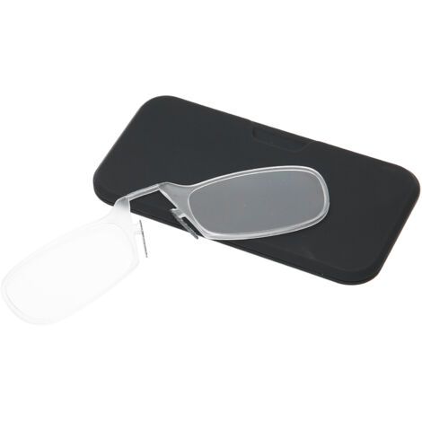 Lunettes de lecture à pince-nez portables pour seniors, style moderne (+250 couleurs transparentes)
