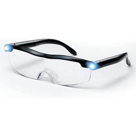 Lunettes de lecture - Loupe puissante avec lumière LED,