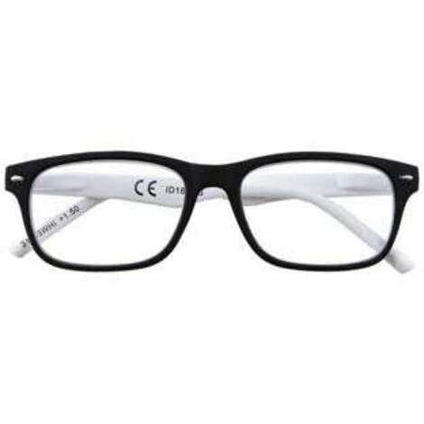 Lunettes de lecture noires/blanches +2,00 B3 Zippo