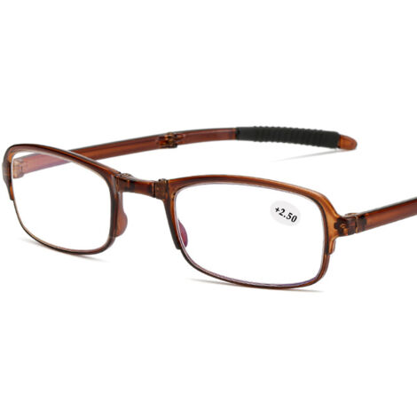 Lunettes de lecture pliables et portables TR pour hommes et femmes, verres bleus, lunettes de lecture anciennes