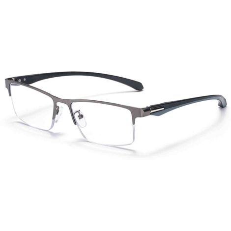 CARMDERING Lunettes de lecture progressives multifocales intelligentes à changement de couleur, ultra-légères et anti-lumière bleue, avec trémolo et fonction haute définition.