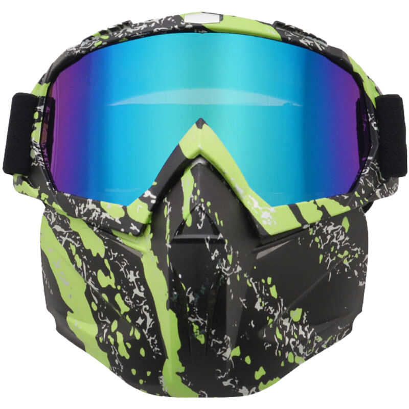 Lunettes de masque, lunettes de moto, lunettes de course, lunettes de moto tout-terrain