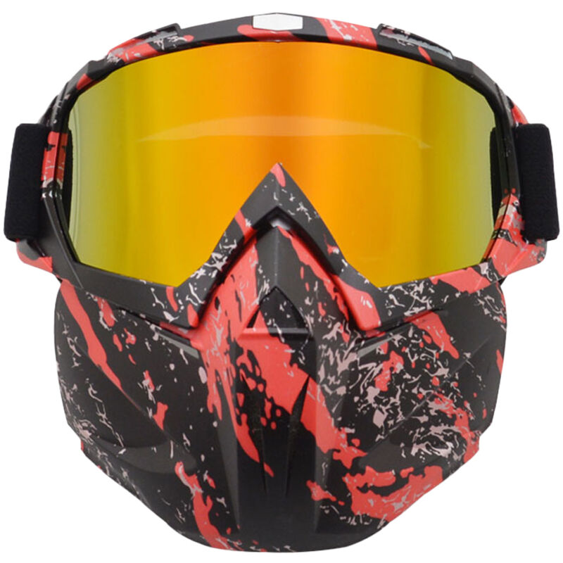 Lunettes de masque, lunettes de moto, lunettes de course, lunettes de moto tout-terrain