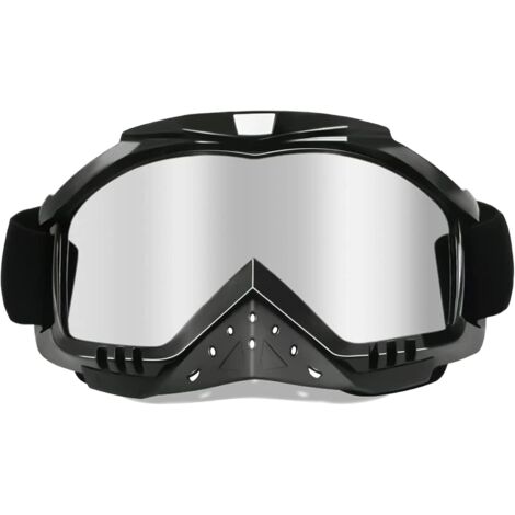 Lunettes de moto, lunettes de motocross, protection UV, embouts de casque