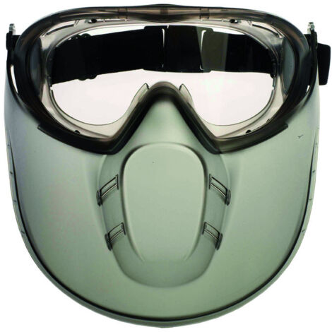 Lunettes de protection en polycarbonate incolore antibuée – Norme EN166 – Résistantes aux impacts et produits chimiques – Confort ajustable