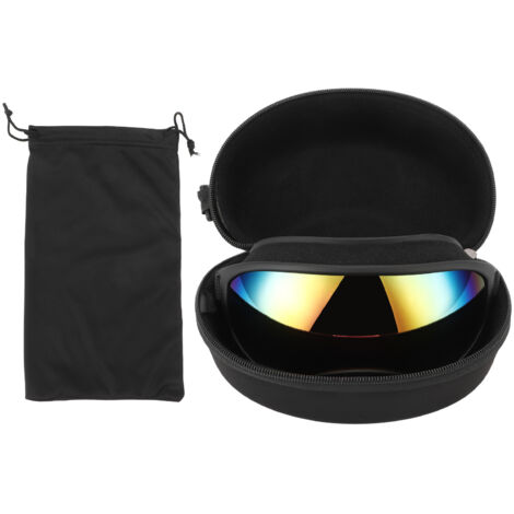 Lunettes de protection anti-UV pour chien, résistantes aux chocs, ajustables pour grandes races, lunettes de soleil rouges.