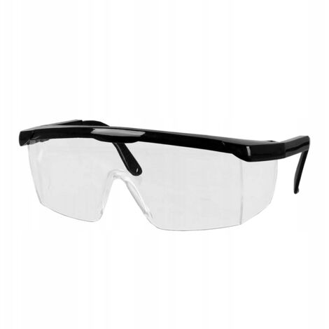 Lunettes de protection avec branches et protection latérale EN -166, réglables