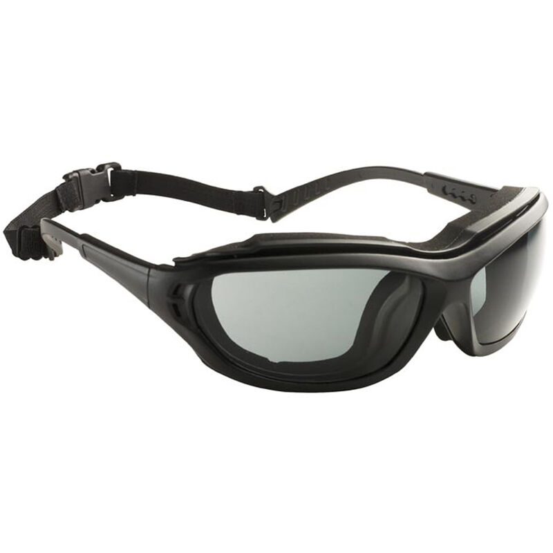 Lot de 10 - Lunettes de protection madlux antibuée noir/noir - Teinté