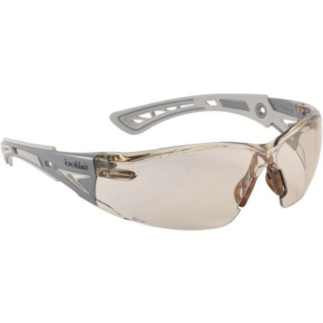 Lunettes de protection marron Rush+ BOLLE SAFETY RUSHPCSP - Marron clair - Taille unique - Marron clair