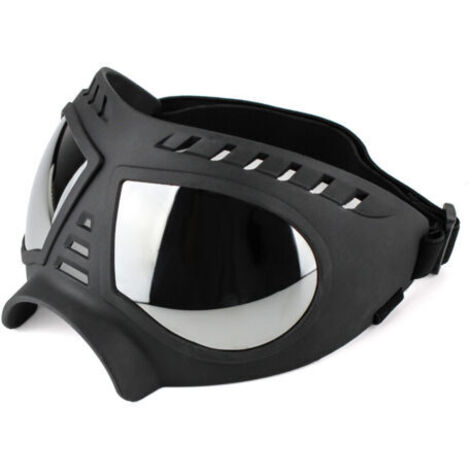 Lunettes de protection pour chiens moyennes à grandes lunettes de soleil UV pour chiens coupe-vent et neige à monture souple pour la Protection des yeux des chiens à long museau