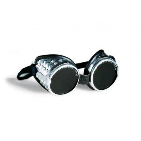 Lunettes de protection pour le soudage Adler-V DIN 5 avec structure en aluminium et objectifs de trafimet foncé