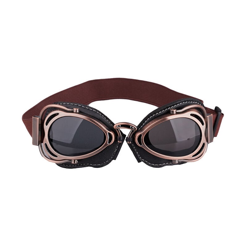 Lunettes de protection rétro pour moto, équitation, protection des yeux, anti-vent, anti-sable, coupe-vent, en forme d'arc, pour sports de plein air
