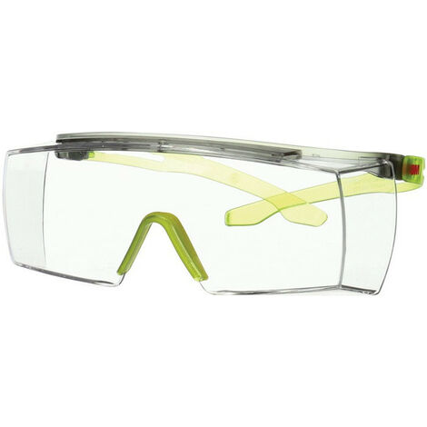Lunettes de protection SecureFit 3700 EN 166-1FT branches grises/vert pomme.verr