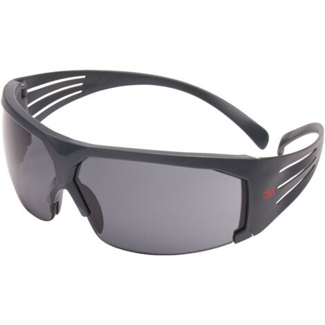 Lunettes de protection SecureFit-SF600 EN 166 branches grises. verre gris polyc