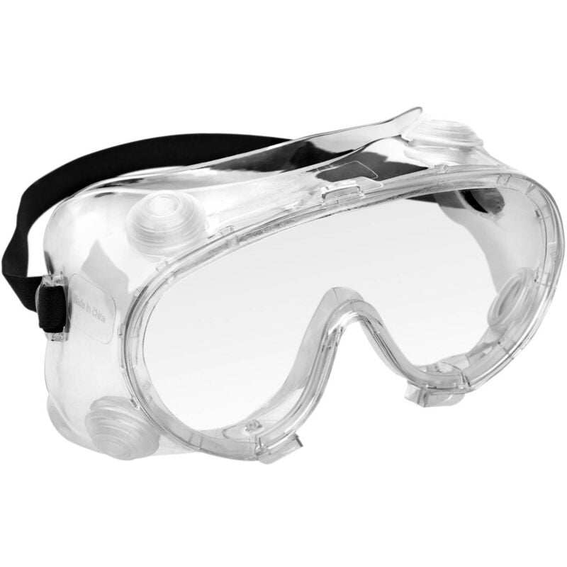 10x Lunettes Protection Anti Buée Sécurité Yeux Travail Transparentes Monobloc