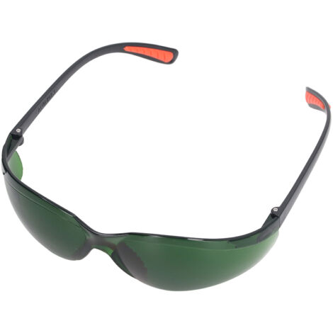 Lunettes de Protection Soudure UV/IR3.0 avec Verre Vert Clair pour Travaux Professionnels