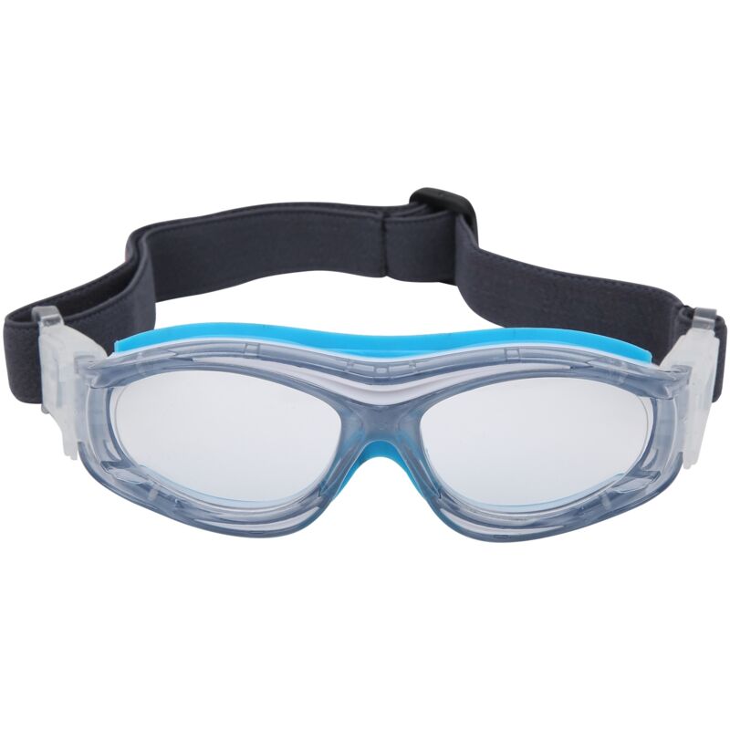 Lunettes de protection sportive pour enfants, anti-buée et légères, idéales pour le volley-ball et le basket-ball - Bleu