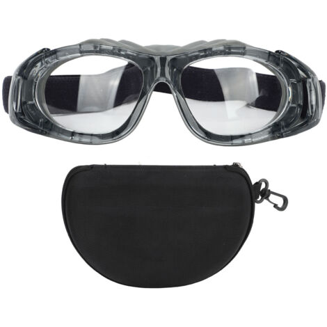 Lunettes de protection sportives HD pour basketball, football, cyclisme, randonnée - Gris