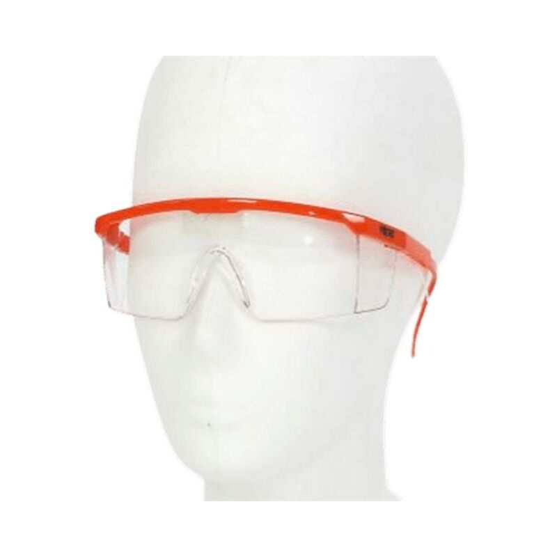 Fuxtec - Lunettes de protection transparentes B507 orange stable et durable