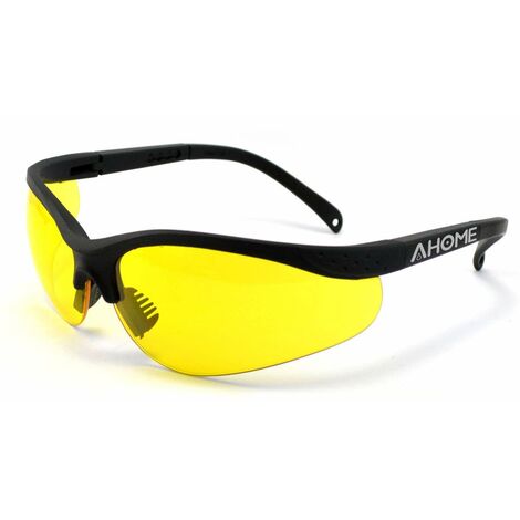 Lunettes de protection UV pour lampe de poche, avec branches réglables, lunettes anti-éblouissement anti-violet 365-395nm