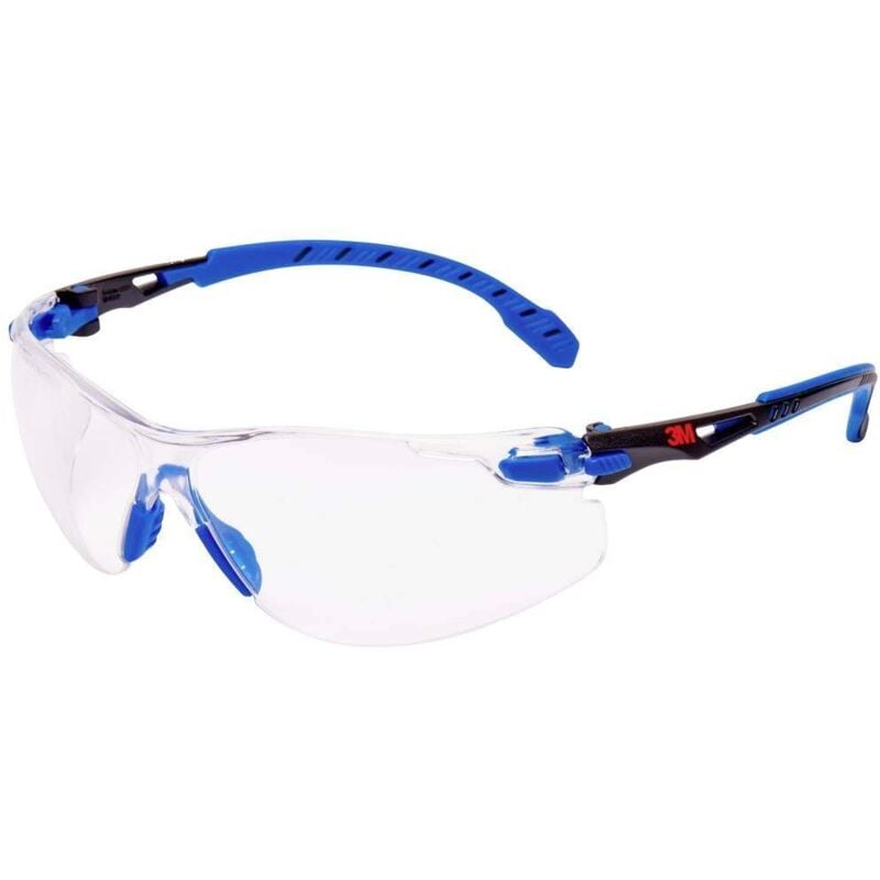 Solus S1101SGAF Lunettes de protection avec protection anti-buée bleu, noir en 166 din 166 - 3M