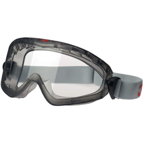 Lunettes de sécurité à vision complète 2890 EN 166.EN 170 verre clair.ventilation indirecte PC 3M