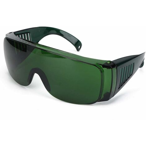 Lunettes de sécurité, lunettes laser, lunettes de sécurité, accessoires industriels, lunettes filtrantes (vert)