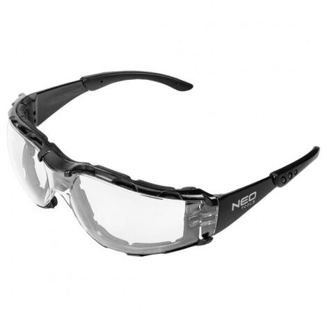 Lunettes de sécurité NEO FT - Mousse, blanches, protection des yeux