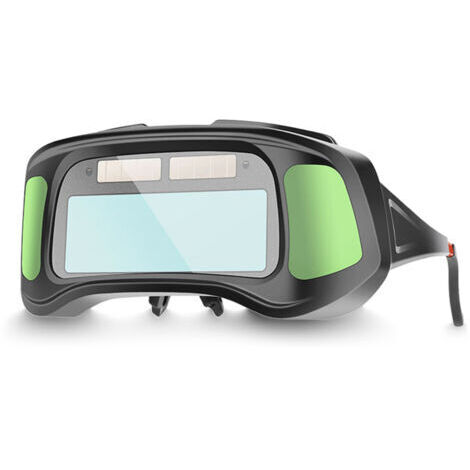 Lunettes de sécurité solaires à obscurcissement automatique pour le soudage, écran LCD DIN4