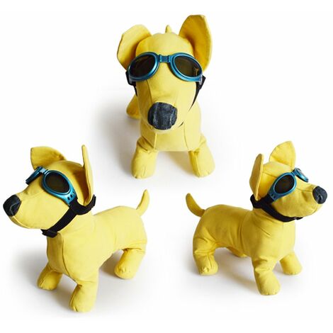 Lunettes de soleil chien Lunettes de protection pour animaux de compagnie Lunettes de protection UV Bandoulière réglable pour petit chien