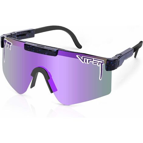 Lunettes de soleil de sport, lunettes de soleil polarisées pour le cyclisme, le baseball, la course, la conduite, la pêche, le golf, le ski