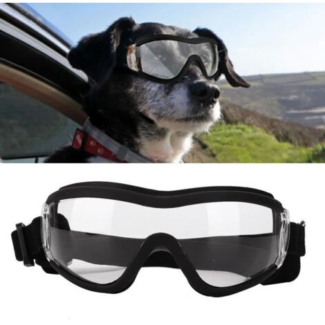 Lunettes de soleil imperméables coupe-vent pour animaux de compagnie chiens-HEN - Noir - Chien