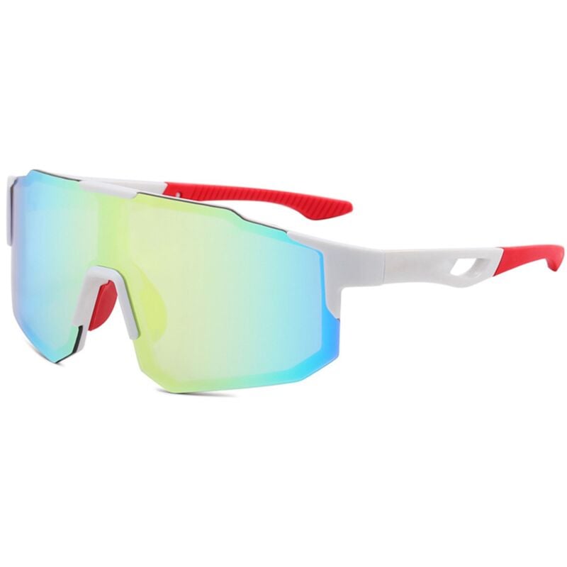 Lunettes de soleil polarisées, lunettes de soleil de vélo pour hommes résistantes aux uv