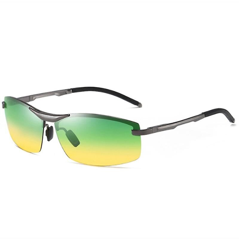Lunettes de soleil polarisées pour hommes à la mode pour la conduite, monture ultralégère en métal