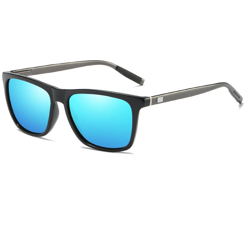 Lunettes de soleil polarisées pour hommes et femmes, colorées, tendance, aluminium, magnésium, jambes à ressort, miroir