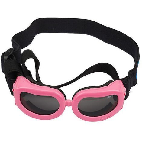 lunettes De Soleil Pour Chien, Lunettes De Natation Rose 1 Pc, Lunettes De Natation Avec Sangles Rglables Pour Chats Et Petits Chiens - Rose