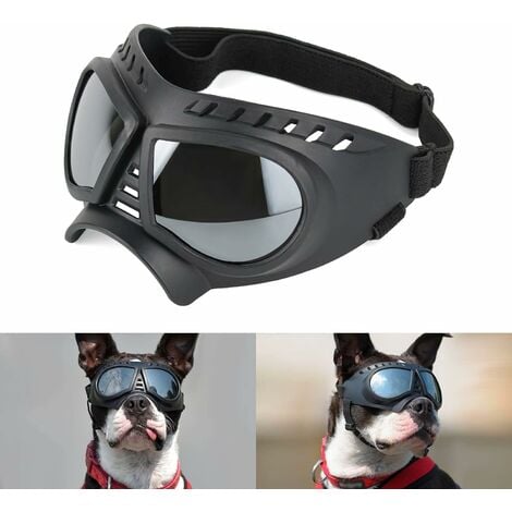 Lunettes de soleil pour chiens, lunettes UV pour chien, faciles à porter, lunettes de protection pour chiens, accessoires à la mode pour animaux de compagnie, lunettes de moto pour petits/moyens chien