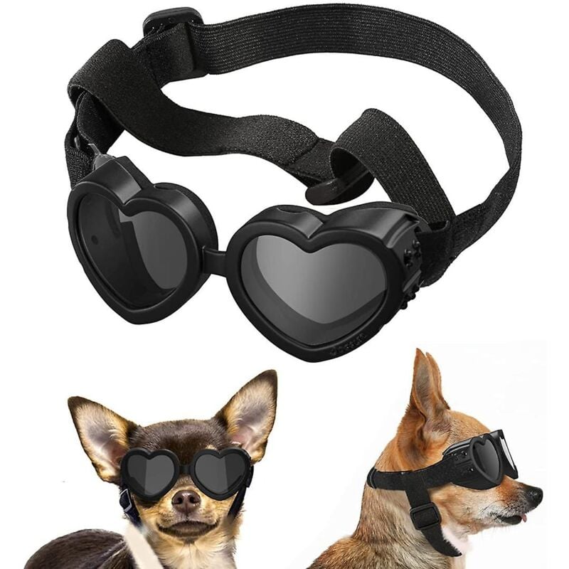 Fei Yu - Lunettes de soleil pour petits chiens, lunettes de protection uv, lunettes de protection, accessoires pour animaux de compagnie