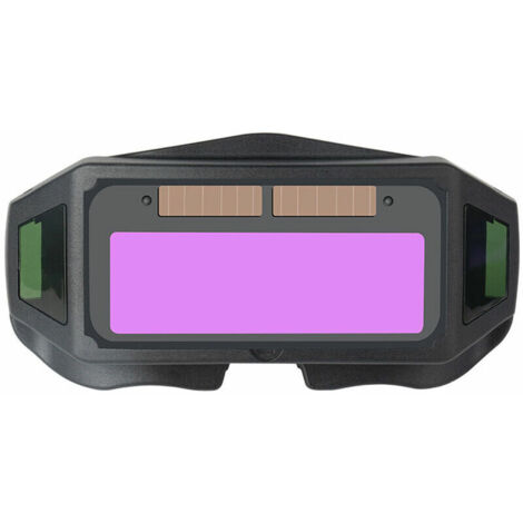 Lunettes de soudage à obscurcissement automatique, lunettes antireflets pour soudeurs, pile bouton intégrée