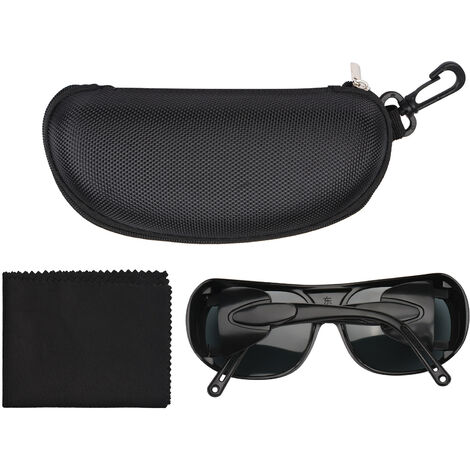 Lunettes de soudage Protection des yeux de sécurité Lunettes d'assombrissement de la flamme de brasage Lunettes de soudage Anti-buée Lunettes de protection étanches aux ultraviolets (gris)