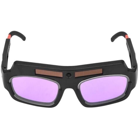 Lunettes de soudure Lunettes de protection protectrices pour assombrissement automatique solaire des lunettes de soudure pour le soudage à l\'arc sous argon+lunette de soudure à l\'arc lunette d